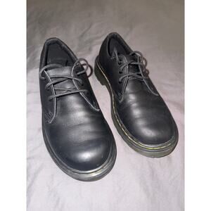 Dr Doc Martens Junior Sz 3 Softy Leather Flats Shoes
